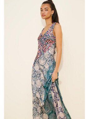 NWT Kachel Floral Sleeveless Maxi Dress | Anthropologie | Size Medium